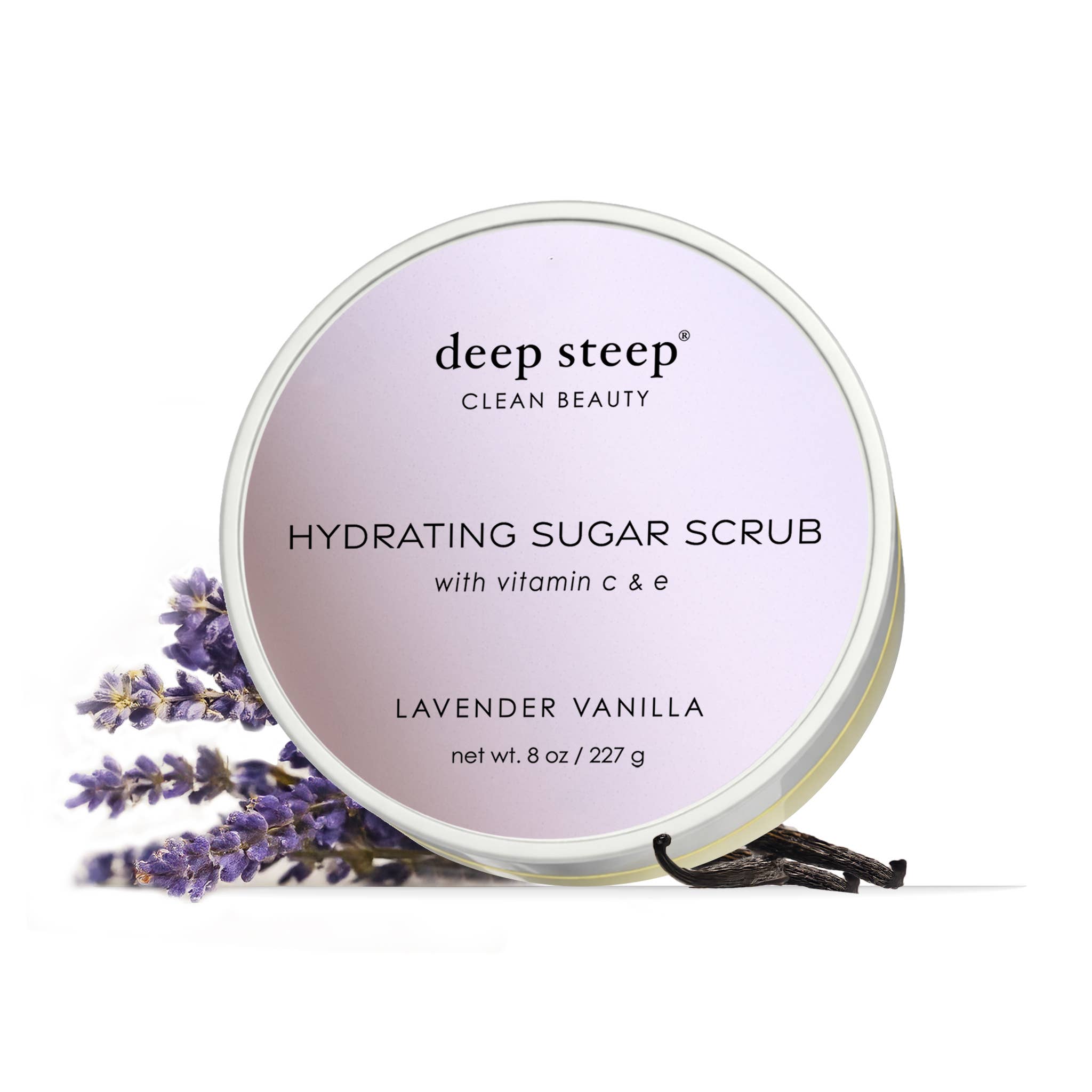 Lavender Vanilla Exfoliating & Smoothing Sugar Scrub 8oz