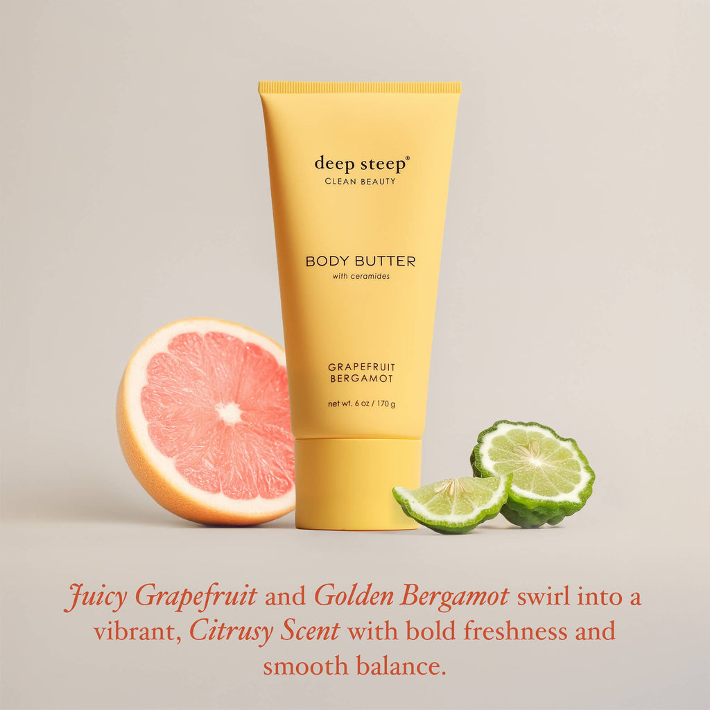 Grapefruit Bergamot Deeply Moisturizing Body Butter 6oz