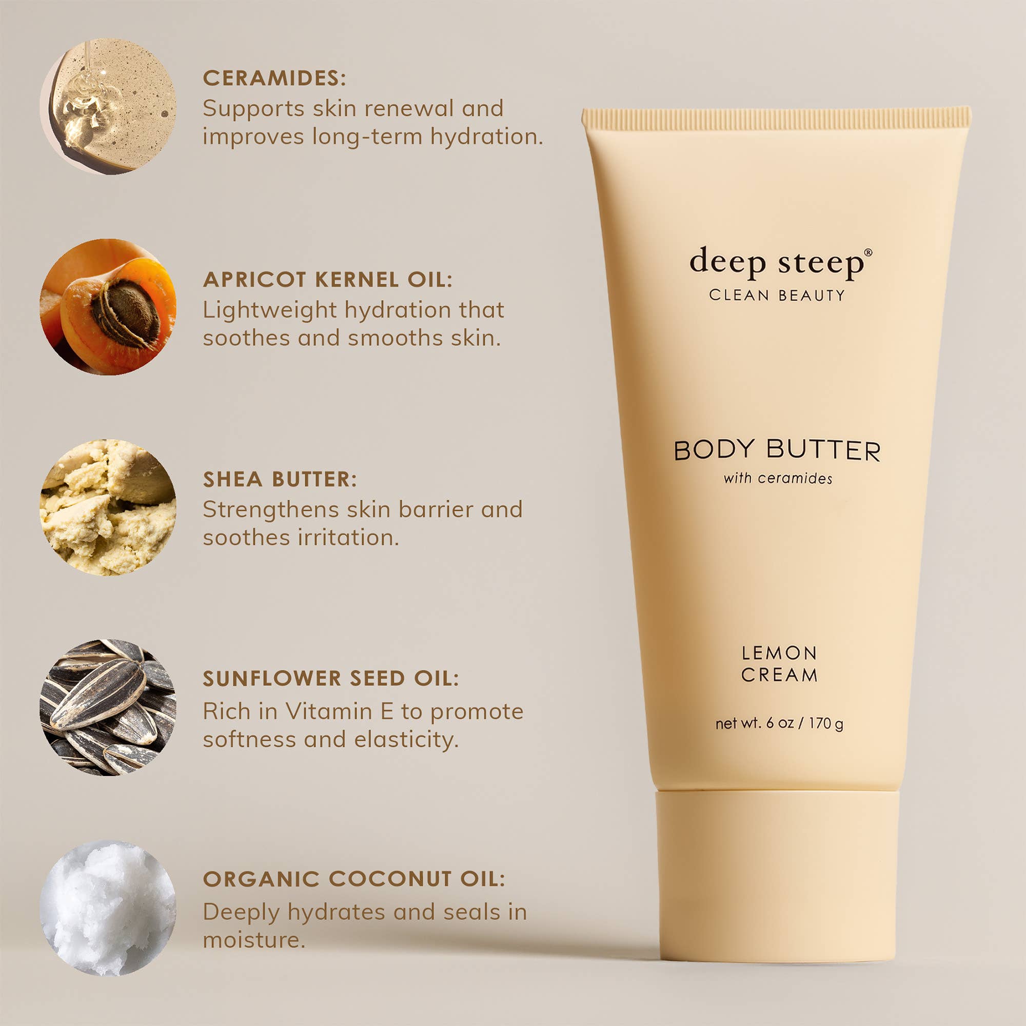 Grapefruit Bergamot Deeply Moisturizing Body Butter 6oz