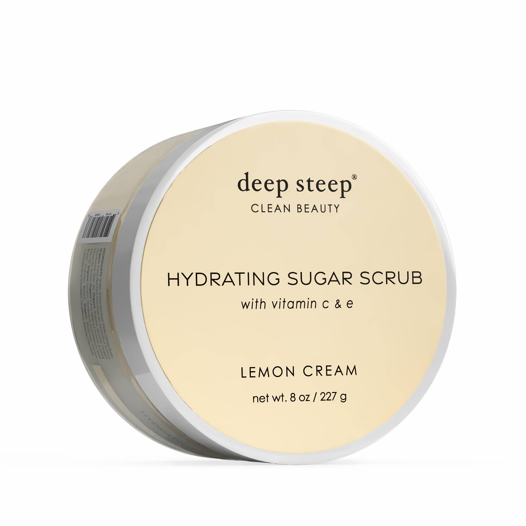 Lemon Cream Exfoliating and Smoothing Sugar Scrub 8oz