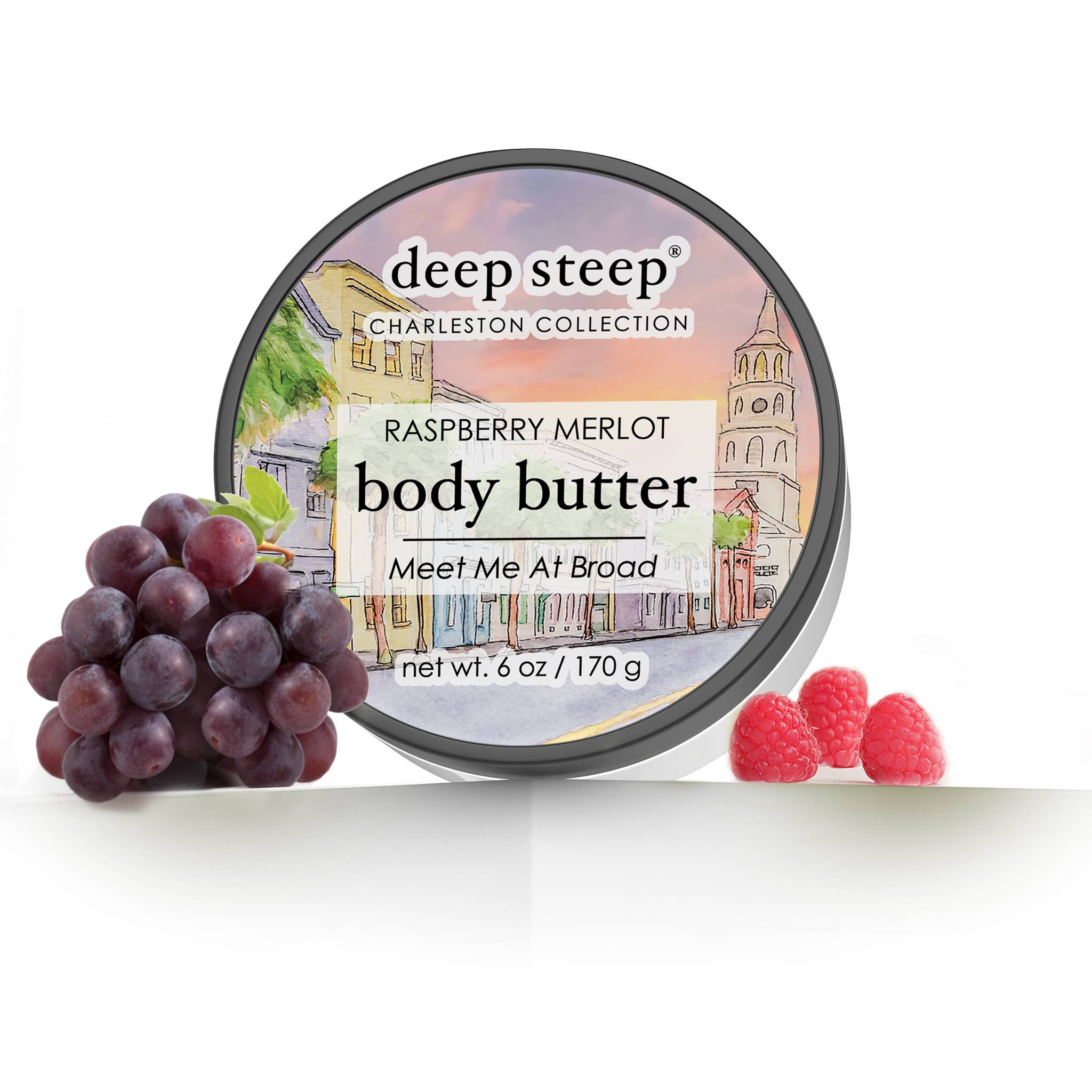 Charleston Meet Me At Broad Body Butter 6oz Raspberry Merlot